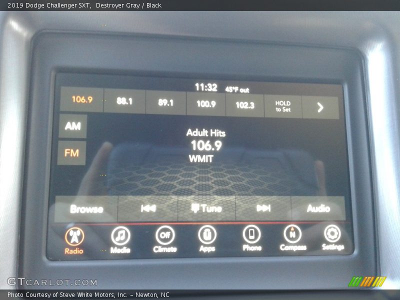 Destroyer Gray / Black 2019 Dodge Challenger SXT