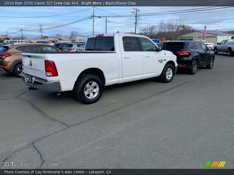 Bright White / Black/Diesel Gray 2019 Ram 1500 Classic SLT Crew Cab 4x4