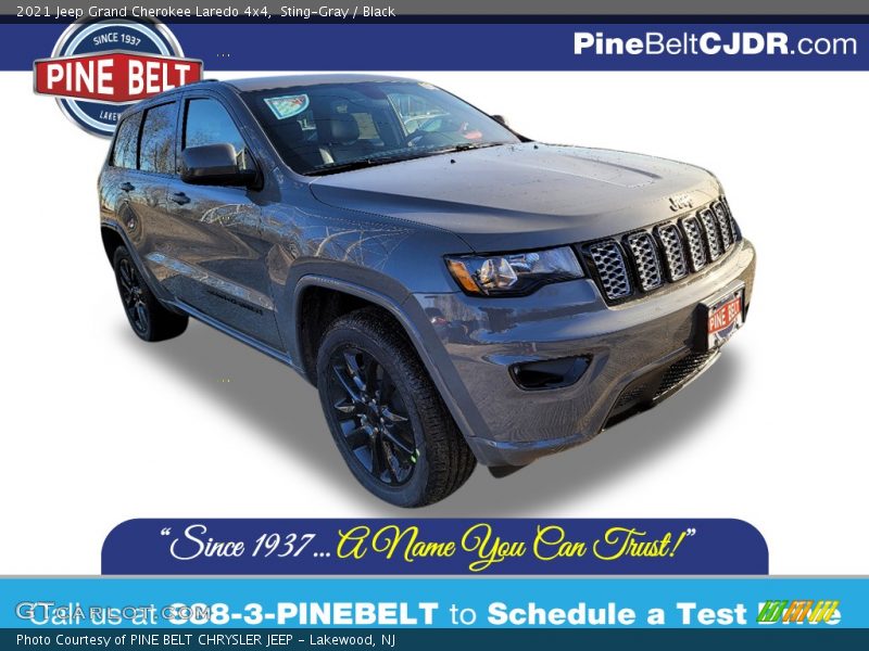 Sting-Gray / Black 2021 Jeep Grand Cherokee Laredo 4x4