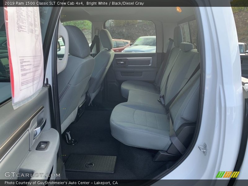Bright White / Black/Diesel Gray 2019 Ram 1500 Classic SLT Crew Cab 4x4