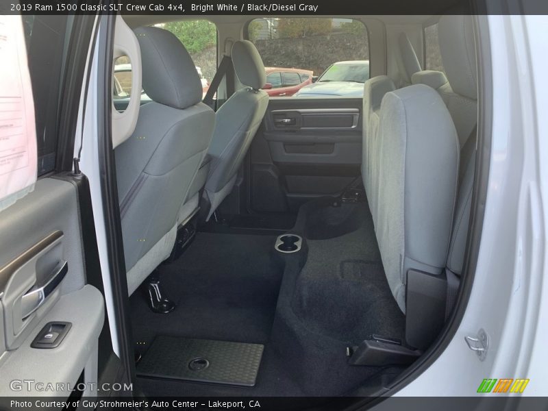 Bright White / Black/Diesel Gray 2019 Ram 1500 Classic SLT Crew Cab 4x4