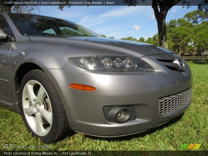 Tungsten Gray Metallic / Black 2006 Mazda MAZDA6 s Sport Hatchback
