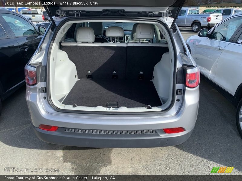 White / Black/Ski Gray 2018 Jeep Compass Latitude