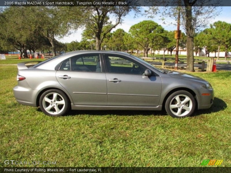 Tungsten Gray Metallic / Black 2006 Mazda MAZDA6 s Sport Hatchback