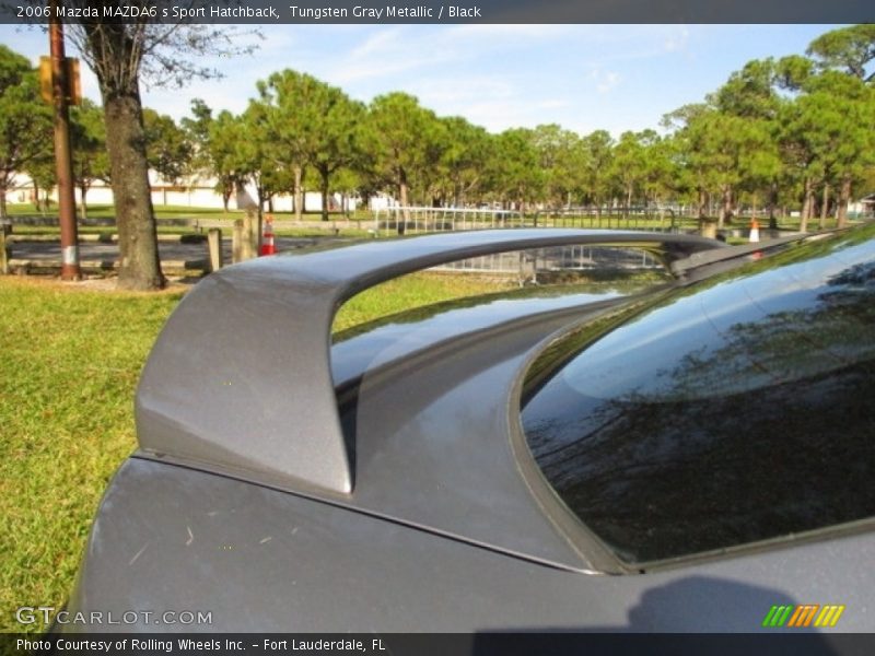 Tungsten Gray Metallic / Black 2006 Mazda MAZDA6 s Sport Hatchback