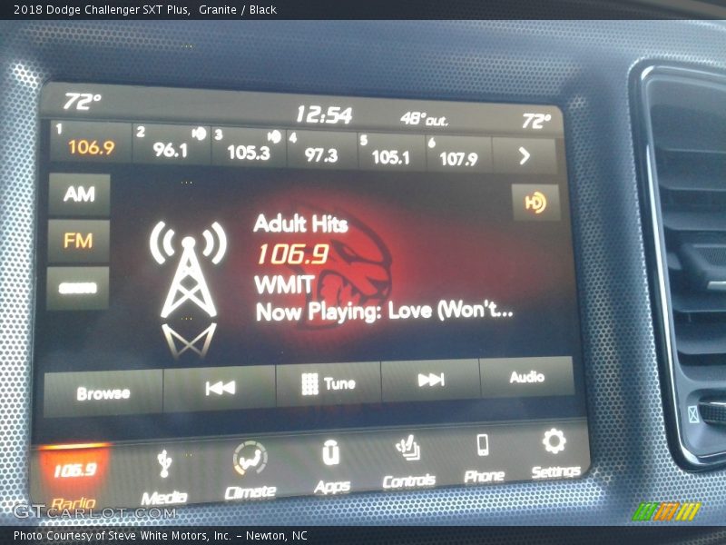 Granite / Black 2018 Dodge Challenger SXT Plus