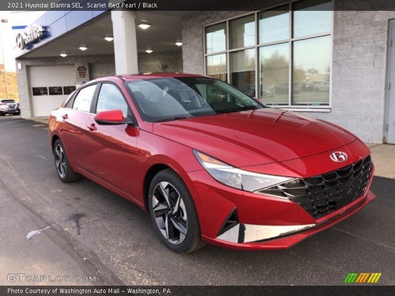 Front 3/4 View of 2021 Elantra SEL