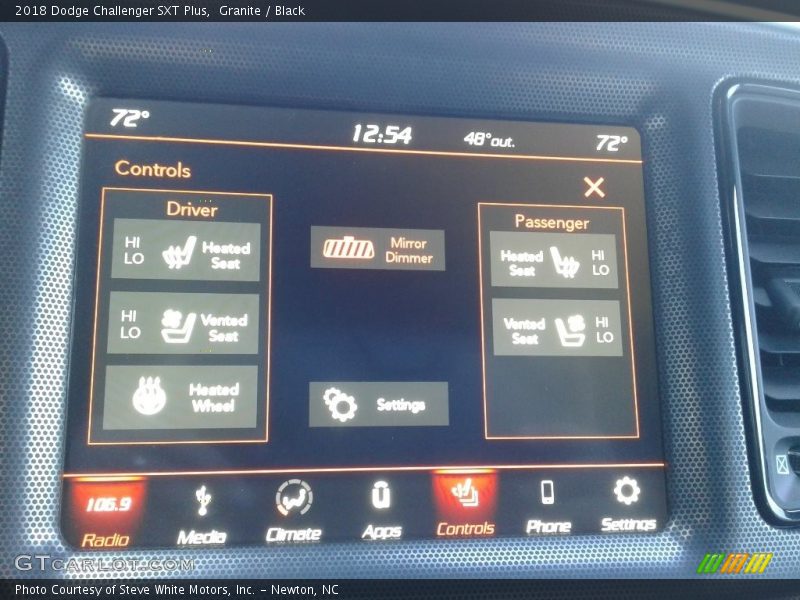 Granite / Black 2018 Dodge Challenger SXT Plus