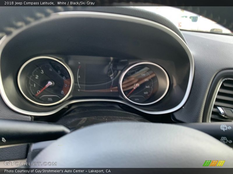White / Black/Ski Gray 2018 Jeep Compass Latitude