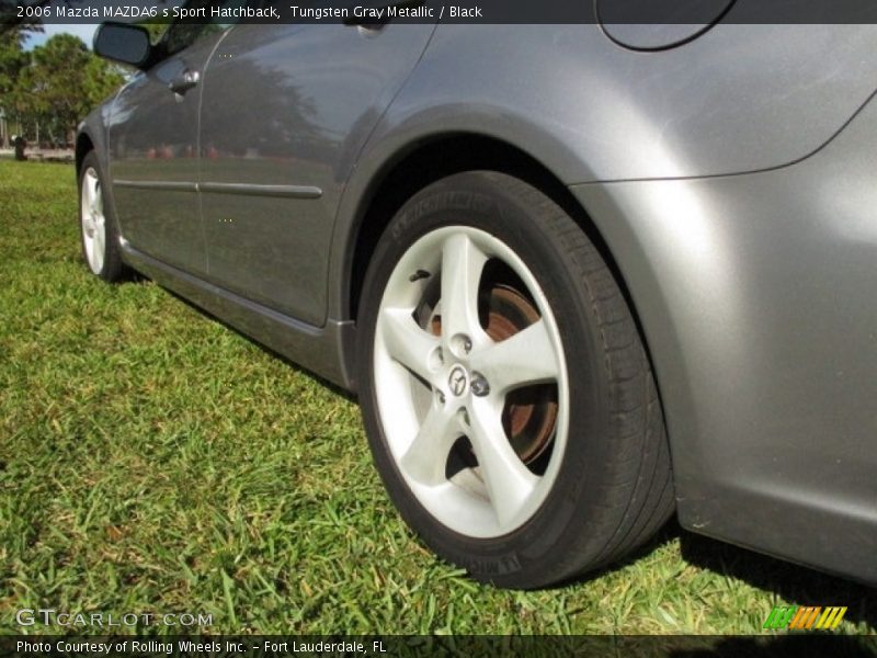 Tungsten Gray Metallic / Black 2006 Mazda MAZDA6 s Sport Hatchback