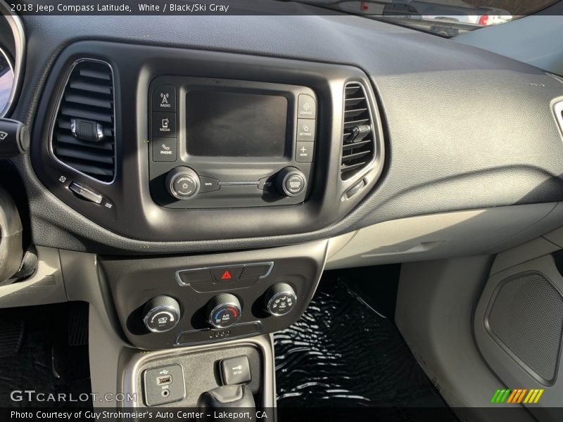 White / Black/Ski Gray 2018 Jeep Compass Latitude