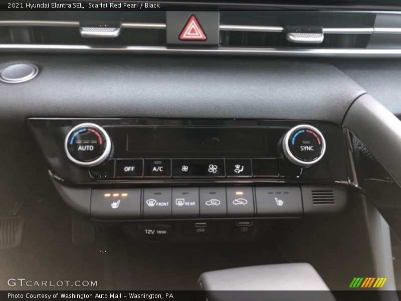 Scarlet Red Pearl / Black 2021 Hyundai Elantra SEL