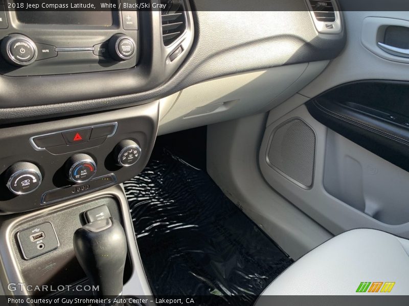 White / Black/Ski Gray 2018 Jeep Compass Latitude