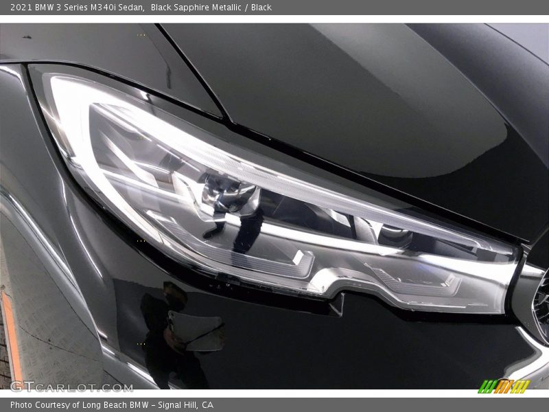 Black Sapphire Metallic / Black 2021 BMW 3 Series M340i Sedan