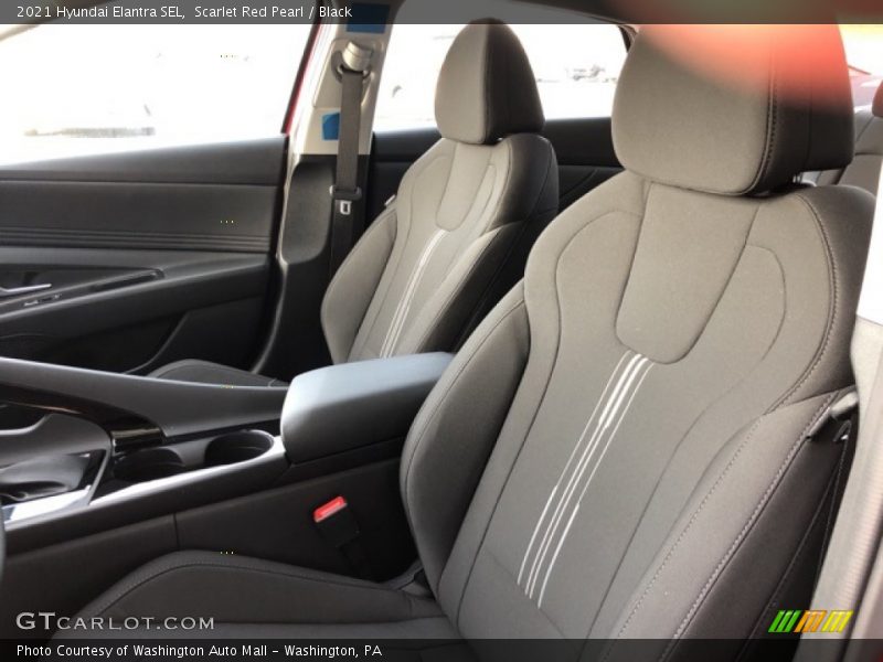 Scarlet Red Pearl / Black 2021 Hyundai Elantra SEL