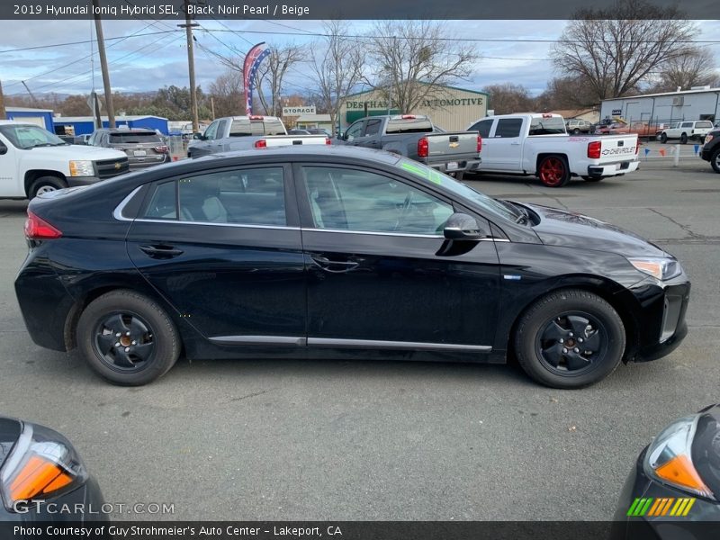 Black Noir Pearl / Beige 2019 Hyundai Ioniq Hybrid SEL