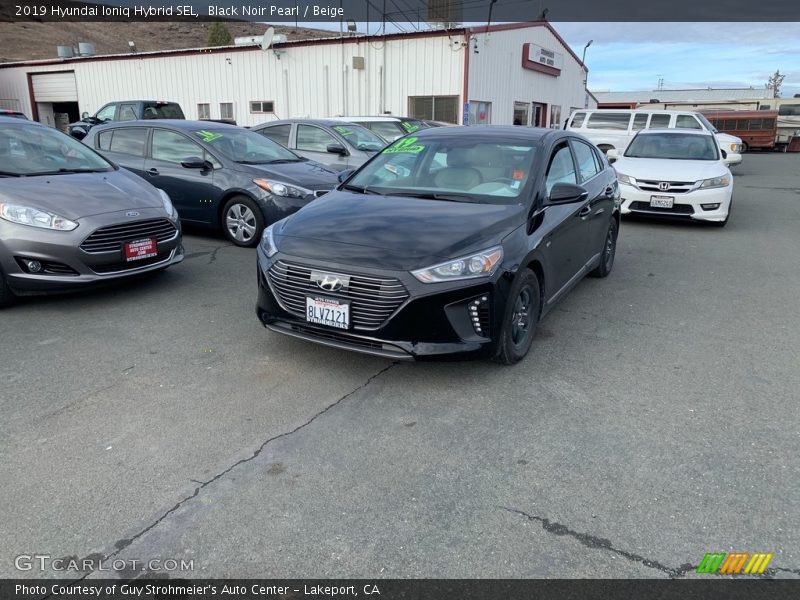 Black Noir Pearl / Beige 2019 Hyundai Ioniq Hybrid SEL