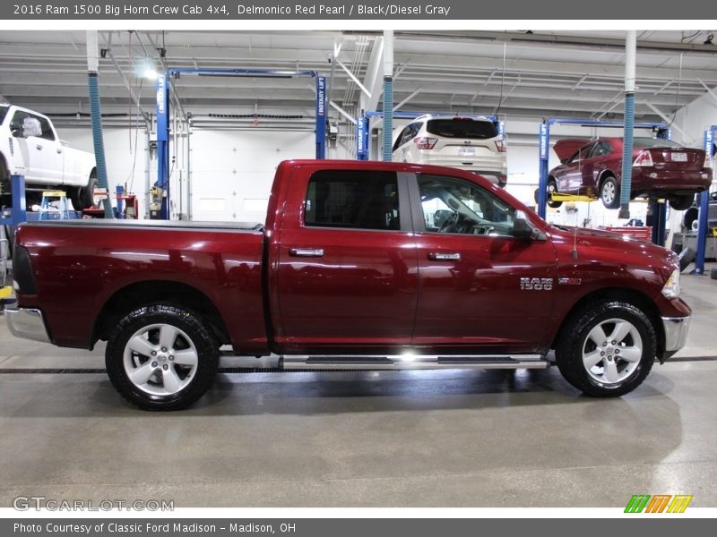  2016 1500 Big Horn Crew Cab 4x4 Delmonico Red Pearl