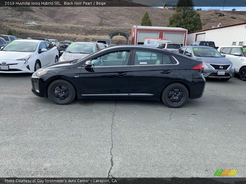 Black Noir Pearl / Beige 2019 Hyundai Ioniq Hybrid SEL