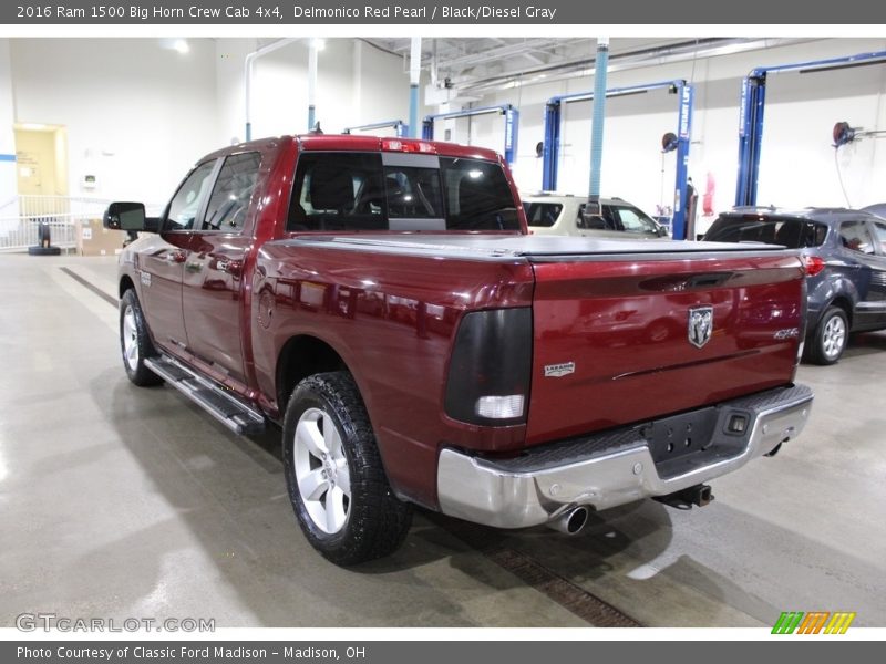  2016 1500 Big Horn Crew Cab 4x4 Delmonico Red Pearl