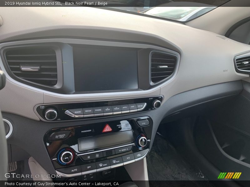 Black Noir Pearl / Beige 2019 Hyundai Ioniq Hybrid SEL