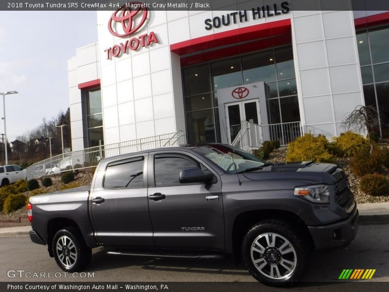 Magnetic Gray Metallic / Black 2018 Toyota Tundra SR5 CrewMax 4x4