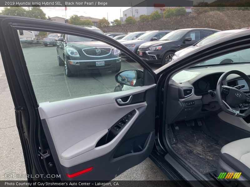 Black Noir Pearl / Beige 2019 Hyundai Ioniq Hybrid SEL