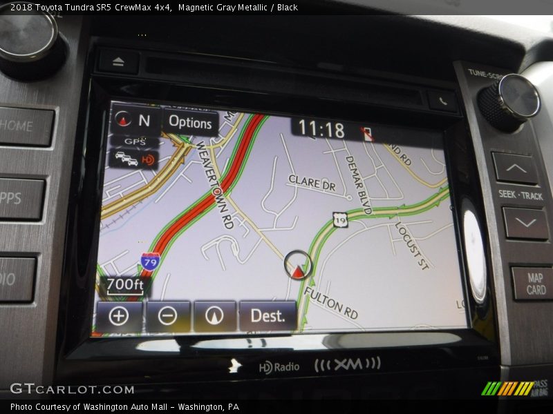 Magnetic Gray Metallic / Black 2018 Toyota Tundra SR5 CrewMax 4x4