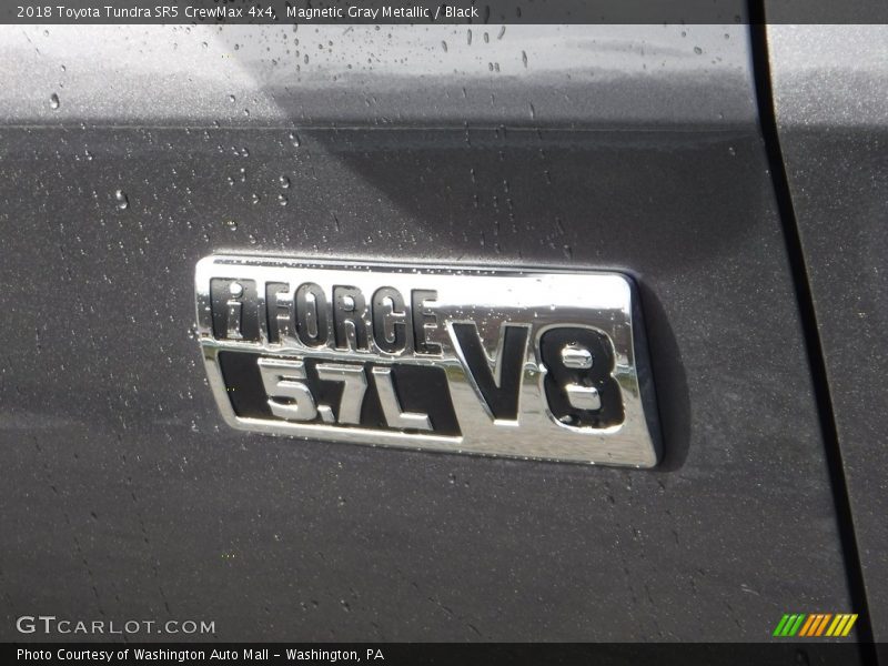 Magnetic Gray Metallic / Black 2018 Toyota Tundra SR5 CrewMax 4x4