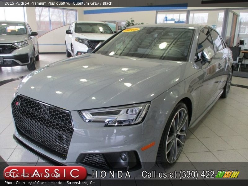 Quantum Gray / Black 2019 Audi S4 Premium Plus quattro