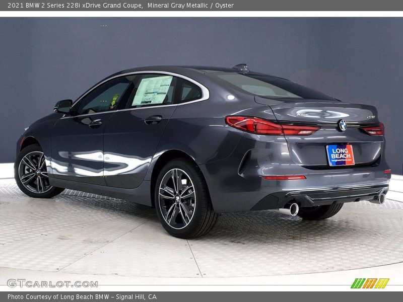 Mineral Gray Metallic / Oyster 2021 BMW 2 Series 228i xDrive Grand Coupe