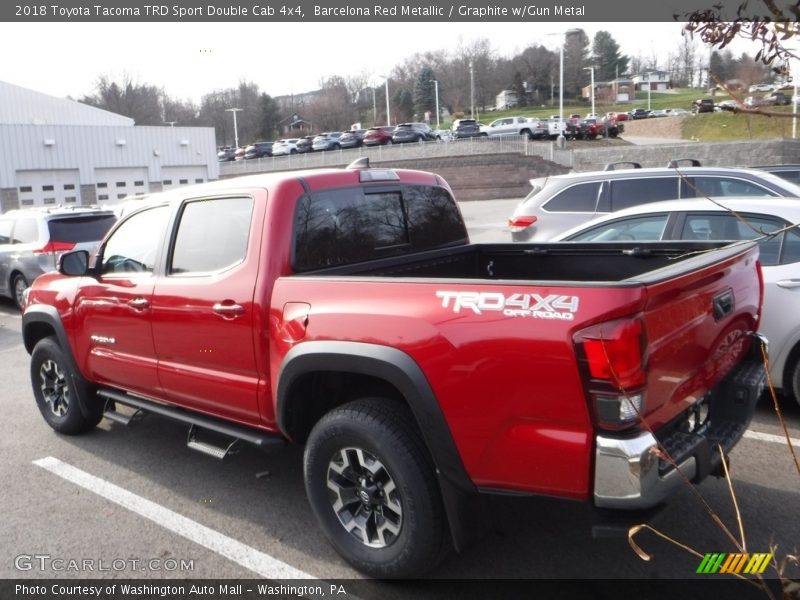 Barcelona Red Metallic / Graphite w/Gun Metal 2018 Toyota Tacoma TRD Sport Double Cab 4x4