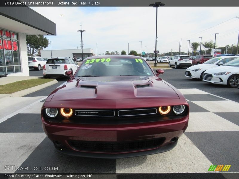 Octane Red Pearl / Black 2019 Dodge Challenger SXT