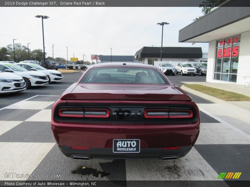 Octane Red Pearl / Black 2019 Dodge Challenger SXT