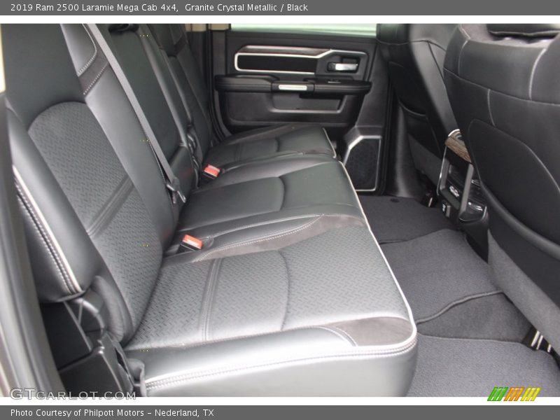 Rear Seat of 2019 2500 Laramie Mega Cab 4x4