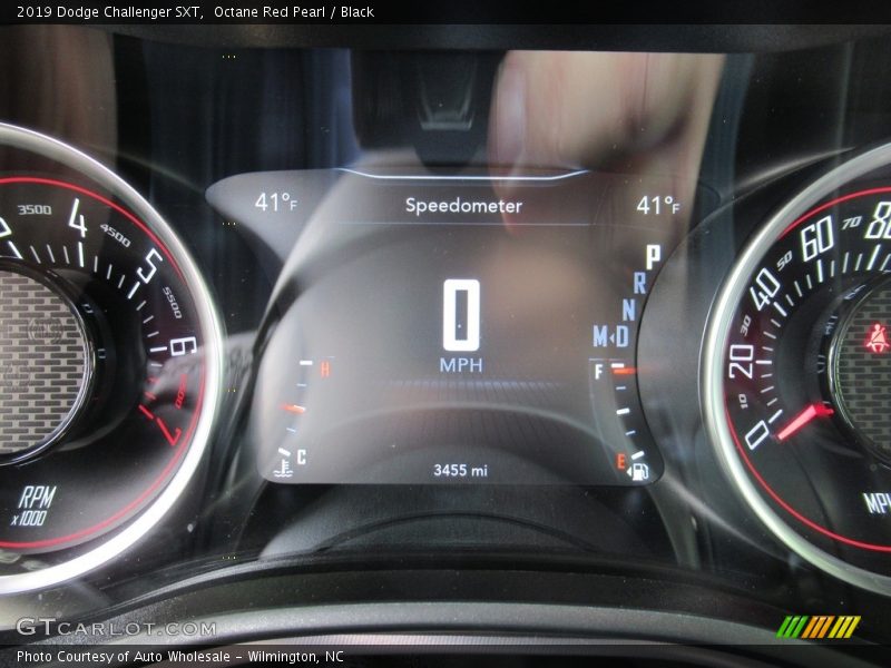 Octane Red Pearl / Black 2019 Dodge Challenger SXT