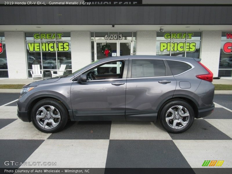 Gunmetal Metallic / Gray 2019 Honda CR-V EX-L
