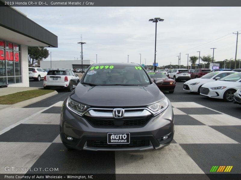 Gunmetal Metallic / Gray 2019 Honda CR-V EX-L