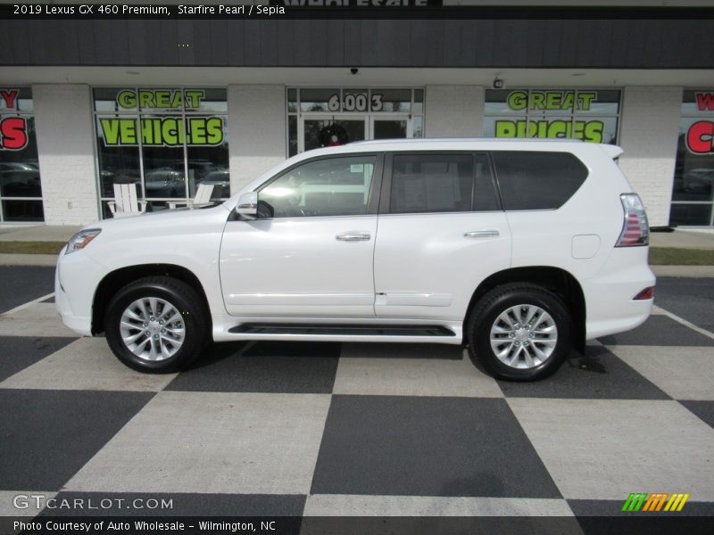 Starfire Pearl / Sepia 2019 Lexus GX 460 Premium