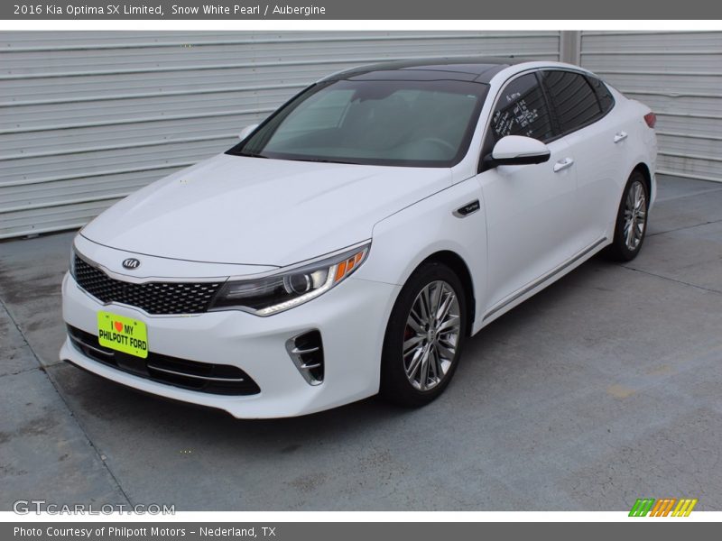  2016 Optima SX Limited Snow White Pearl