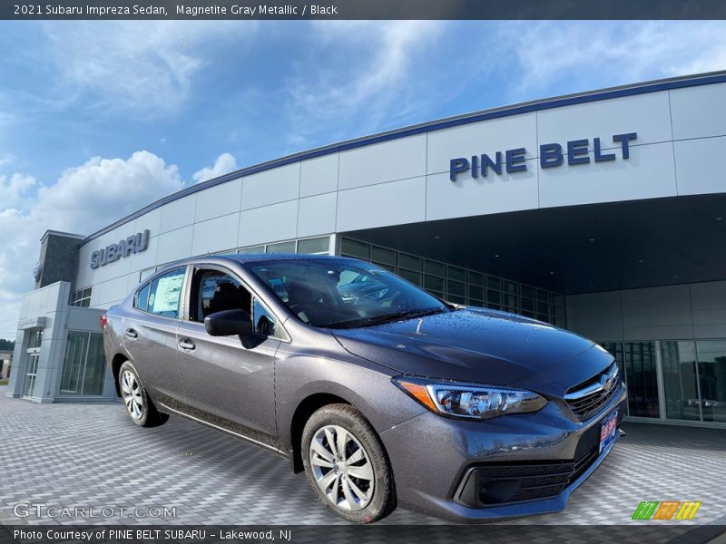 Magnetite Gray Metallic / Black 2021 Subaru Impreza Sedan