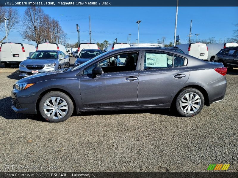 Magnetite Gray Metallic / Black 2021 Subaru Impreza Sedan