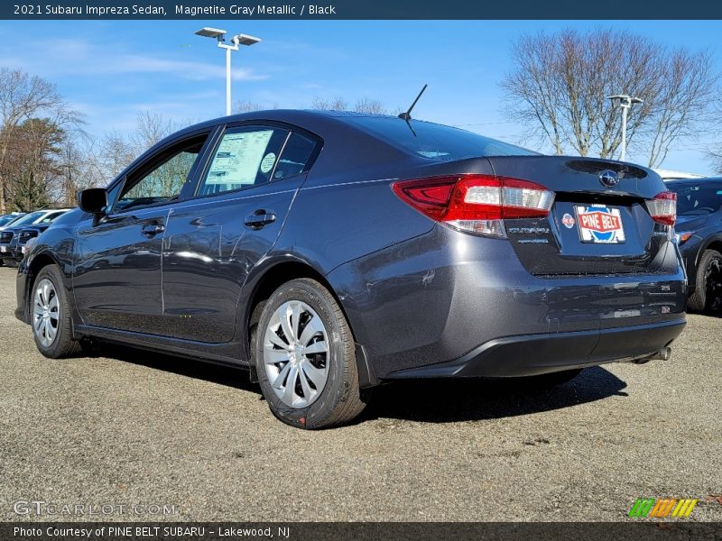 Magnetite Gray Metallic / Black 2021 Subaru Impreza Sedan