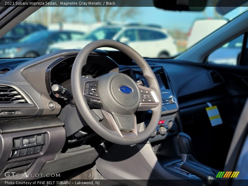 Magnetite Gray Metallic / Black 2021 Subaru Impreza Sedan
