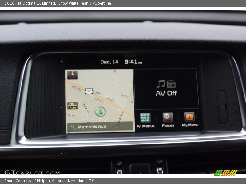 Snow White Pearl / Aubergine 2016 Kia Optima SX Limited