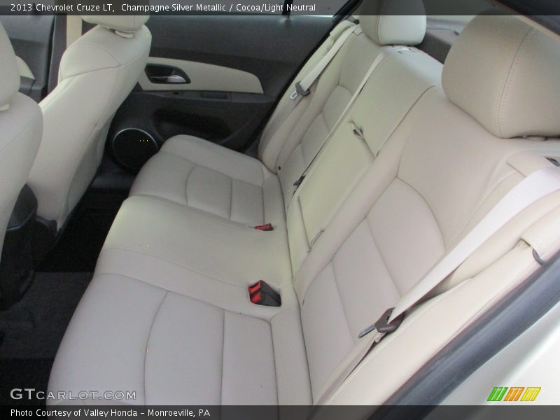 Rear Seat of 2013 Cruze LT