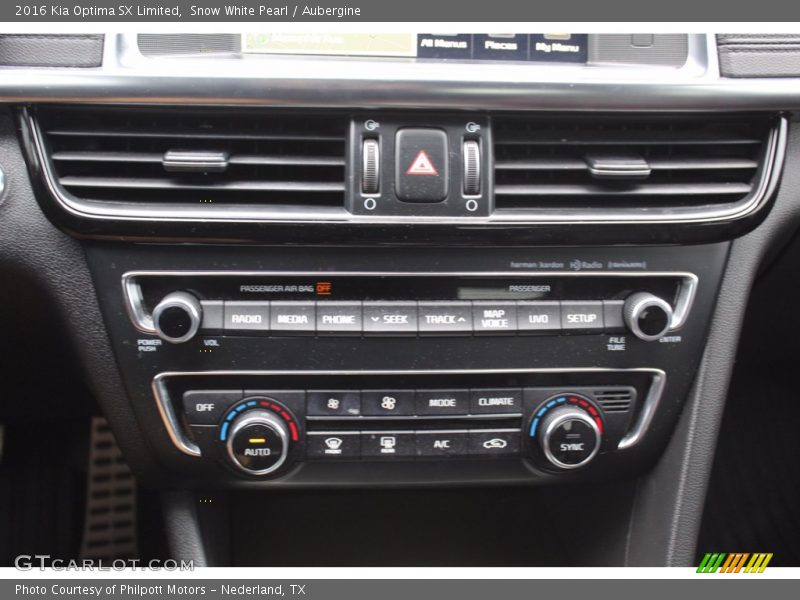 Controls of 2016 Optima SX Limited