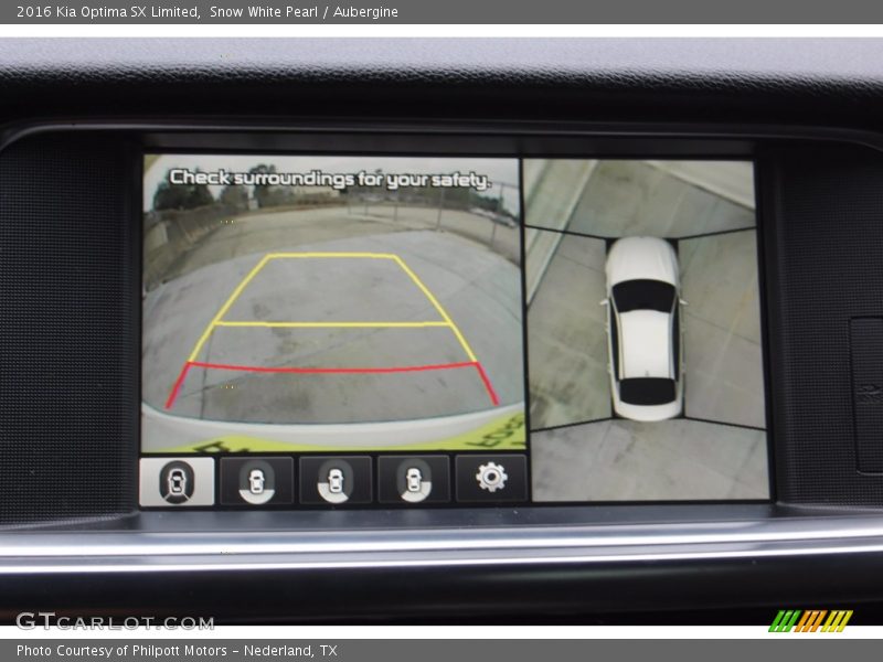 Snow White Pearl / Aubergine 2016 Kia Optima SX Limited