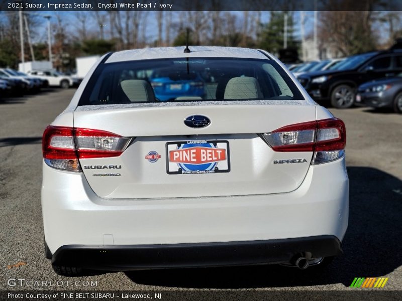 Crystal White Pearl / Ivory 2021 Subaru Impreza Sedan