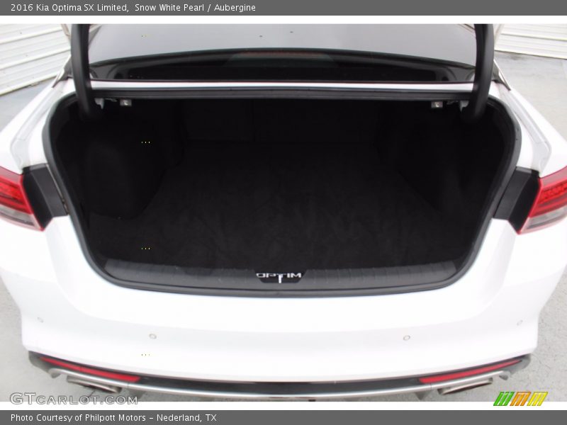 Snow White Pearl / Aubergine 2016 Kia Optima SX Limited